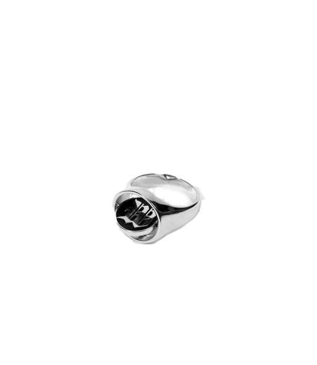 WASTED PARIS Lethal Flip Ring - Silver/Black