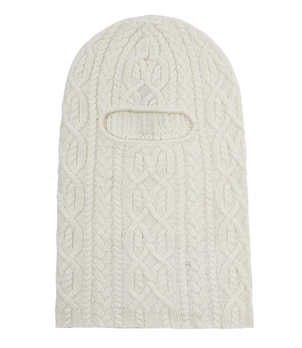 WASTED PARIS Rain Cable Balaclava - Off White