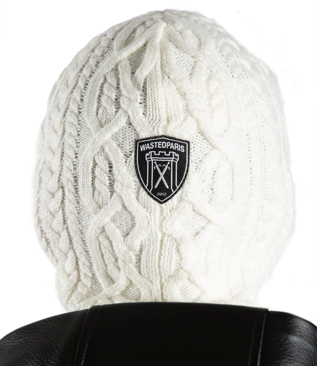WASTED PARIS Rain Cable Balaclava - Off White