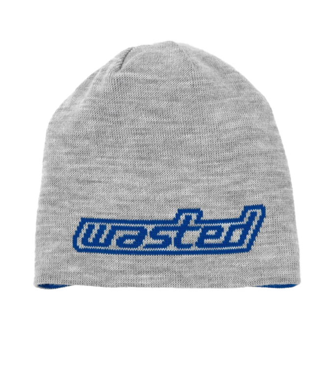 WASTED PARIS Pulse Reverse Brow Beanie - Arena Blue/Grey
