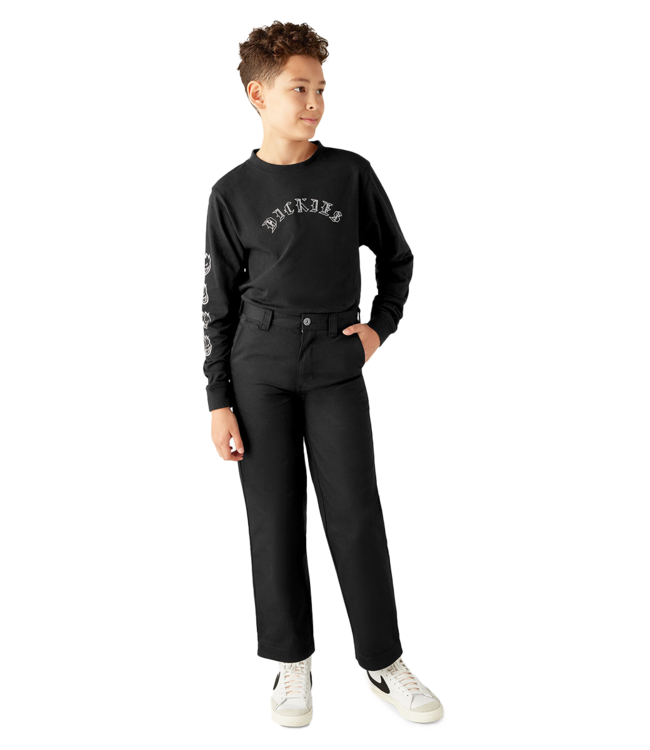 DICKIES Dickies X Spitfire Flannel Cuffed Pant (kids) - Black
