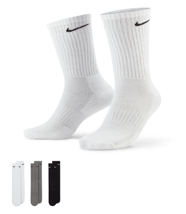 NIKE SB Everyday Cushioned  Crew Socks 3 Pack - Multi