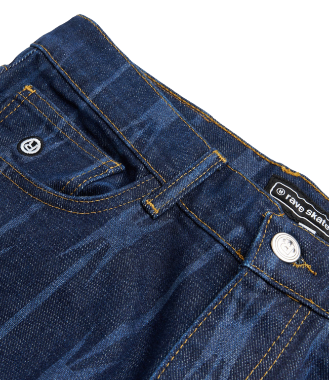 RAVE Gros Denim Pant - Blue Raw Denim