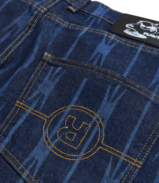 RAVE Gros Denim Pant - Blue Raw Denim