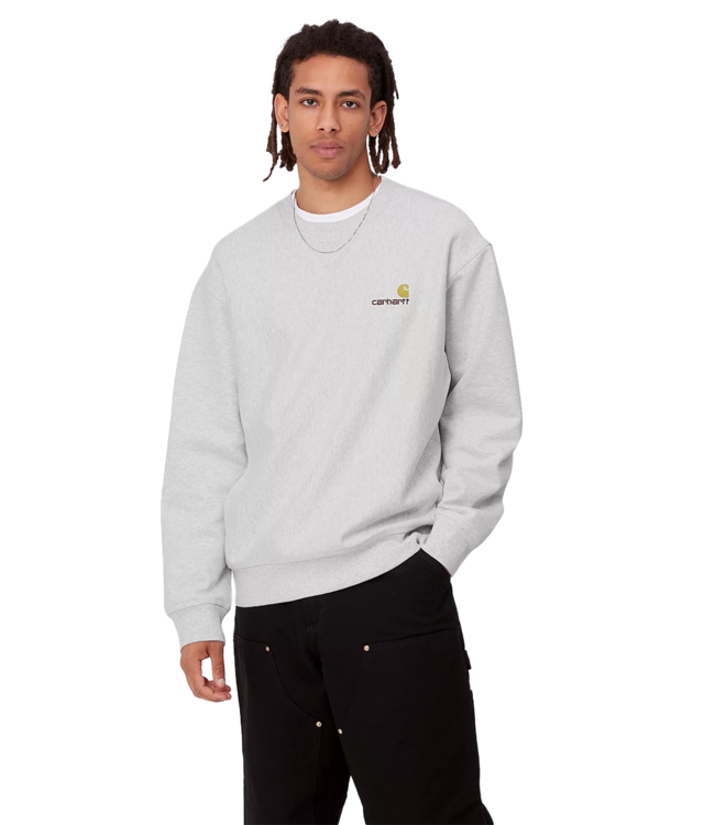 CARHARTT WIP American Script Sweater - Ash Heather
