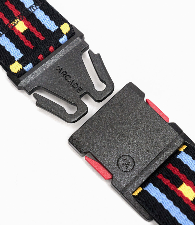 ARCADE BELTS Keyah Slim - Black/Sky