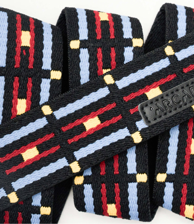 ARCADE BELTS Keyah Slim - Black/Sky