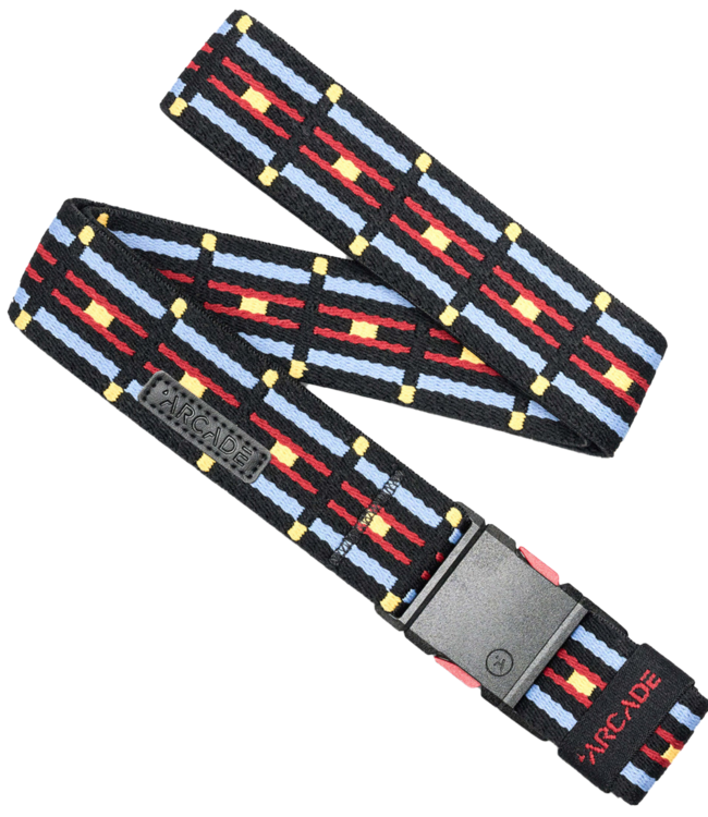 ARCADE BELTS Keyah Slim - Black/Sky