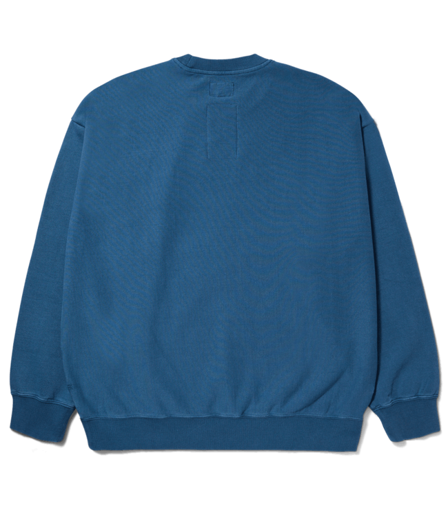 HUF Mason Crewneck Fleece - Oil Blue