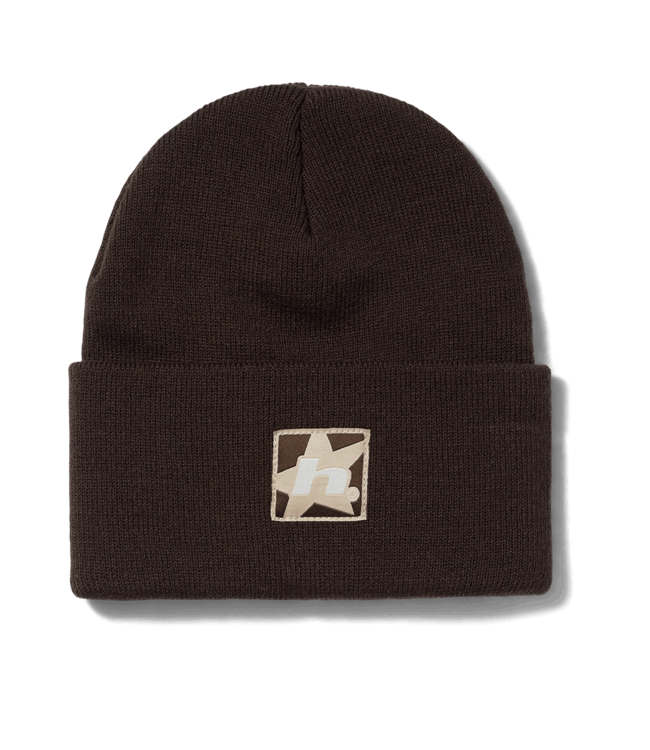 HUF Star Box Logo Beanie - Espresso
