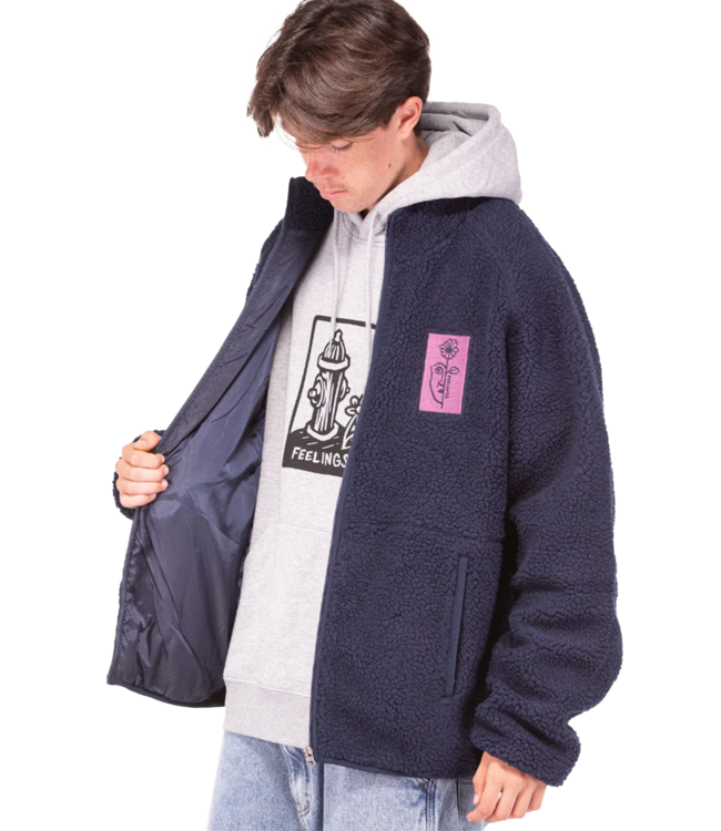 FEELINGS Vista Sherpa Fleece - Navy