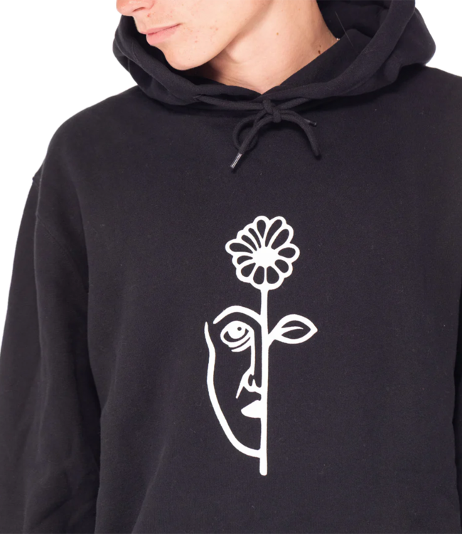 FEELINGS Split Hoodie - Black