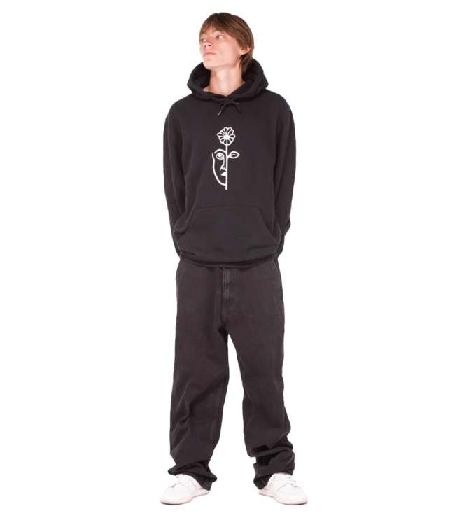 FEELINGS Split Hoodie - Black