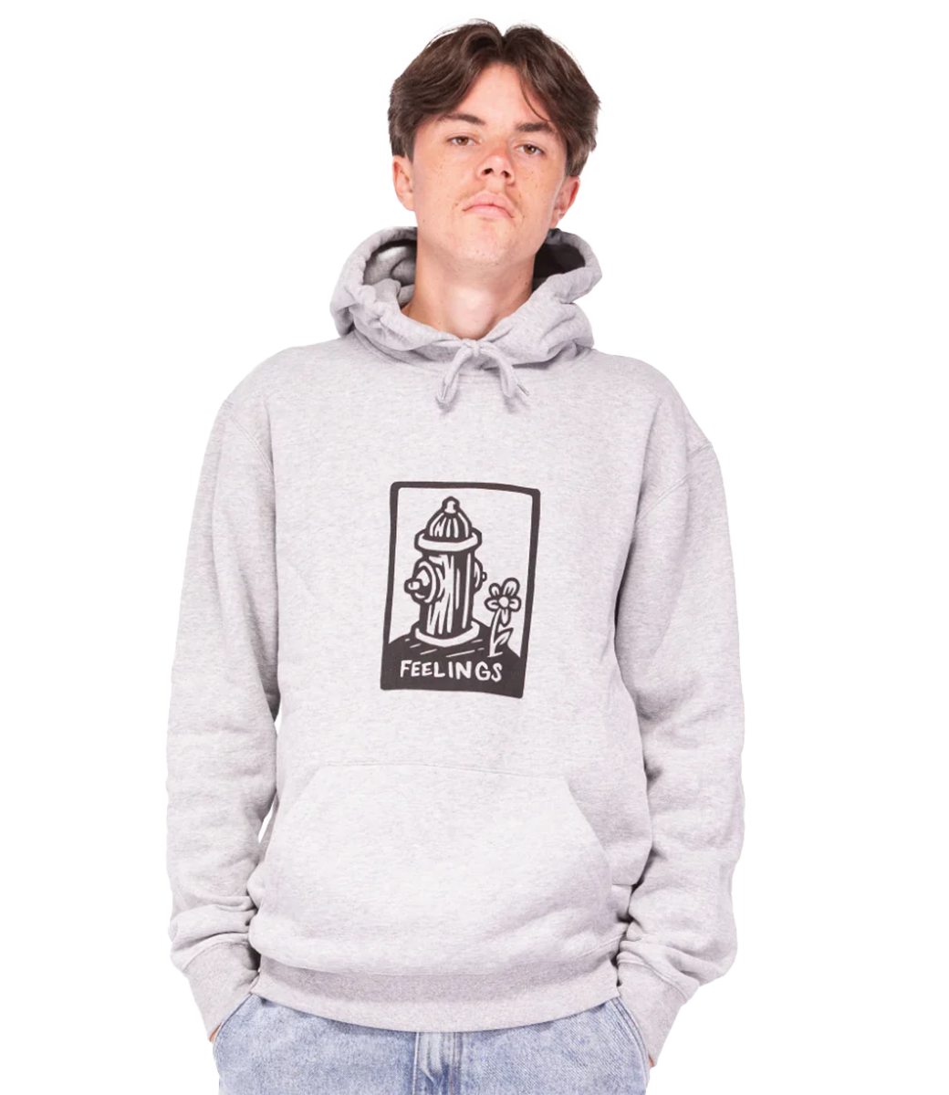 FEELINGS Hydrant Hoodie - Heather Grey