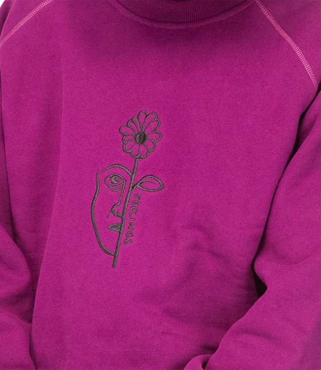 FEELINGS Brea Crew - Purple