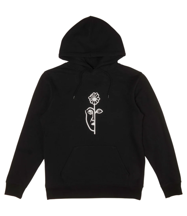 FEELINGS Split Hoodie - Black