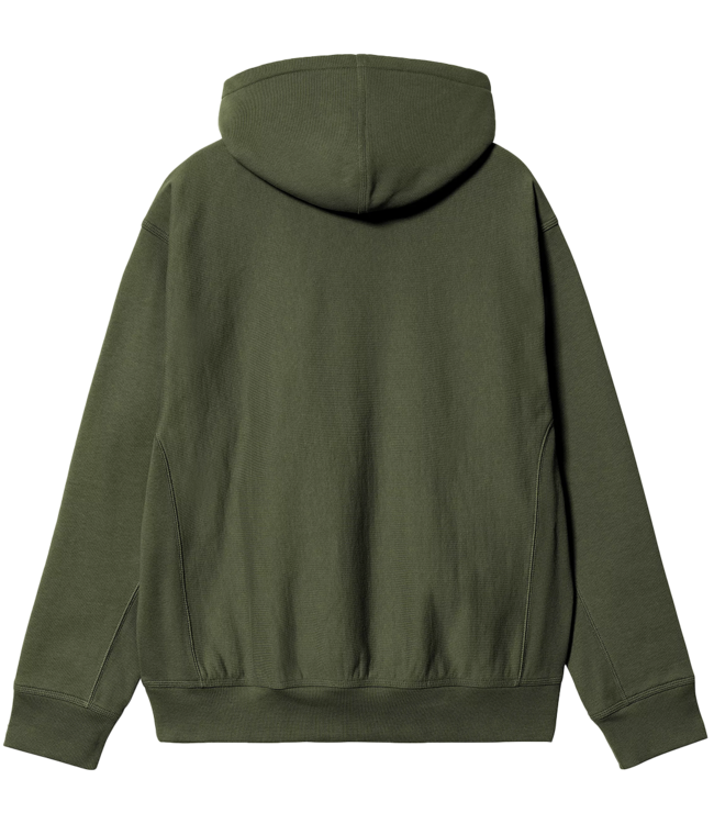 CARHARTT WIP Hooded American Script Sweat - Tarragon