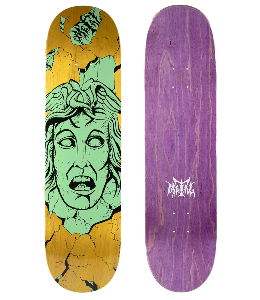 METAL SKATEBOARDS Gorgo Team Deck Yellow