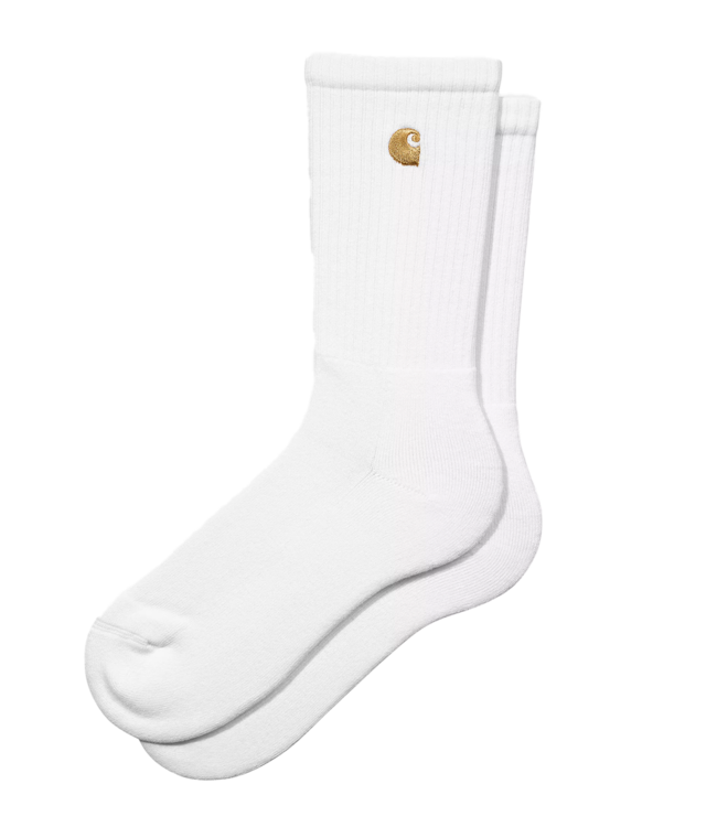 CARHARTT WIP Chase Socks - White/Gold