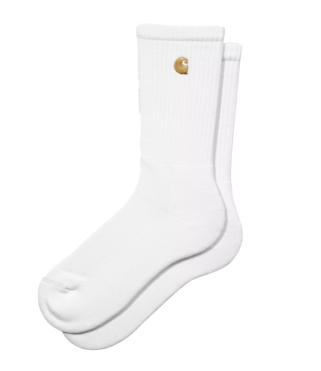 CARHARTT WIP Chase Socks - White/Gold