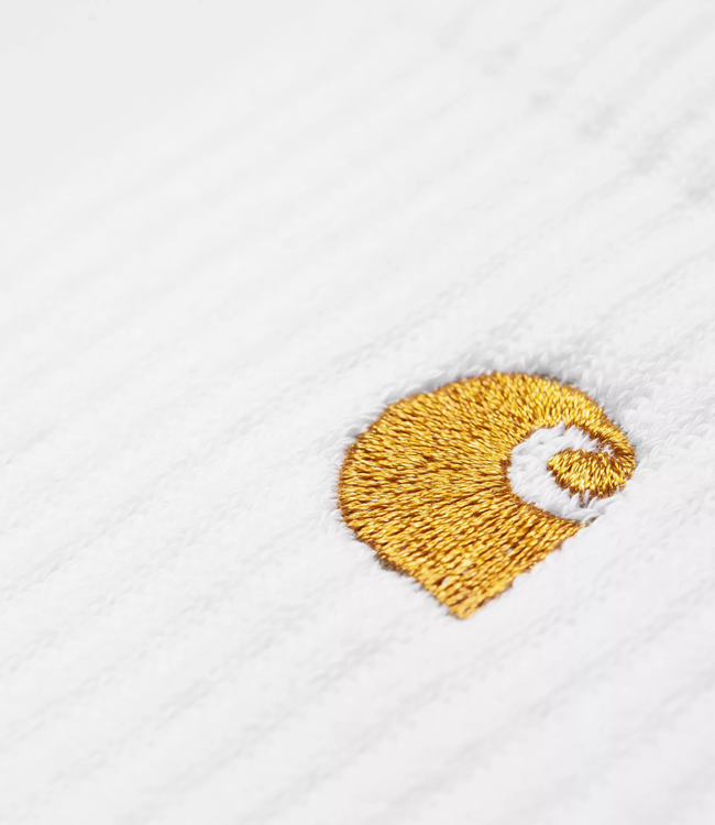 CARHARTT WIP Chase Socks - White/Gold