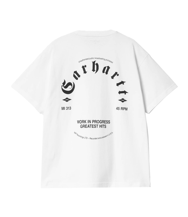 CARHARTT WIP Greatest Hits T-Shirt - White/Black