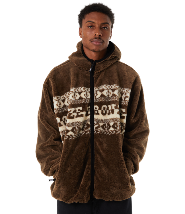 HUF Huf X Bronze High Pile Fleece - Brown
