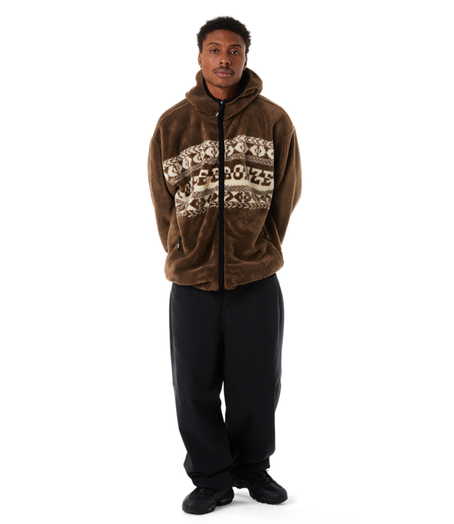 HUF Huf X Bronze High Pile Fleece - Brown