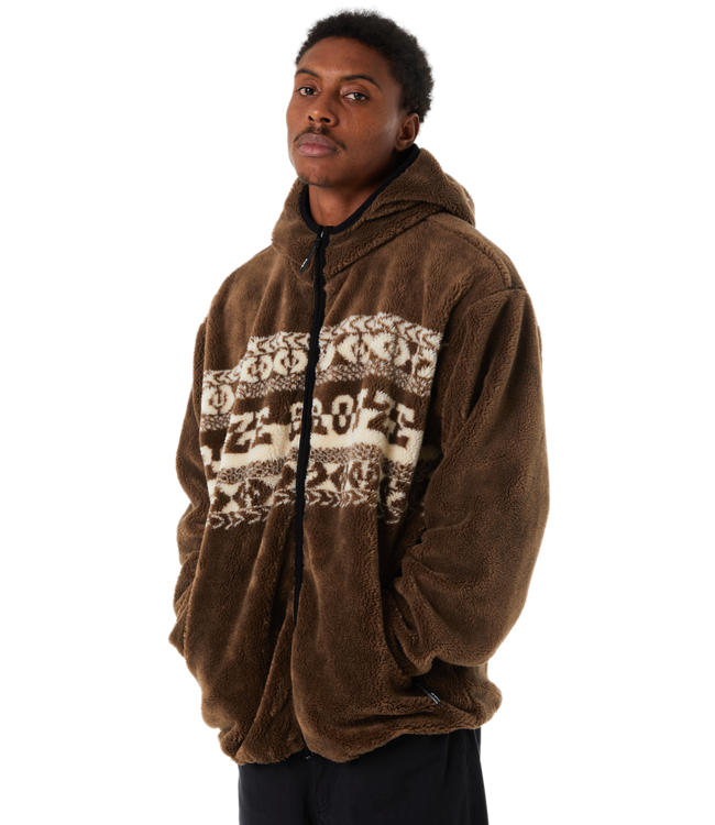 HUF Huf X Bronze High Pile Fleece - Brown