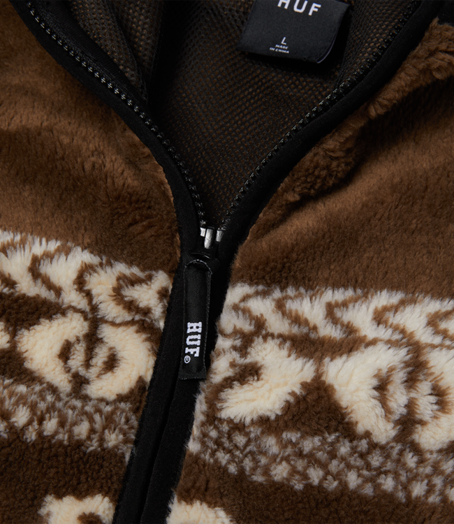 HUF Huf X Bronze High Pile Fleece - Brown