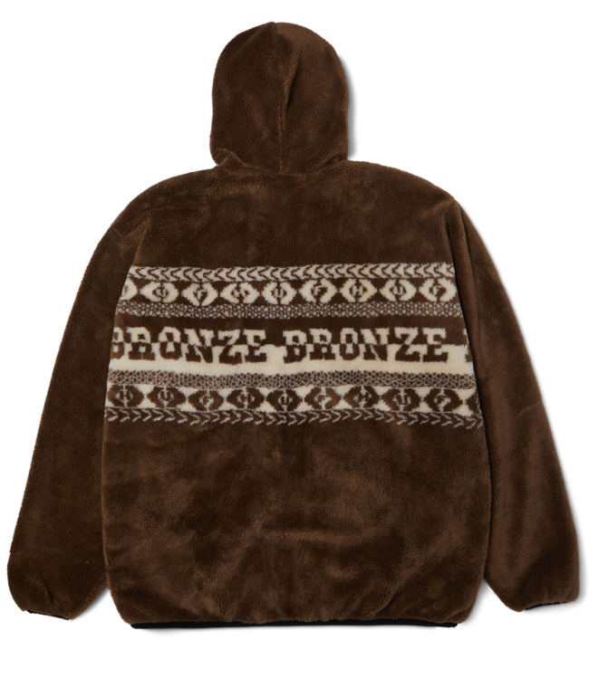 HUF Huf X Bronze High Pile Fleece - Brown