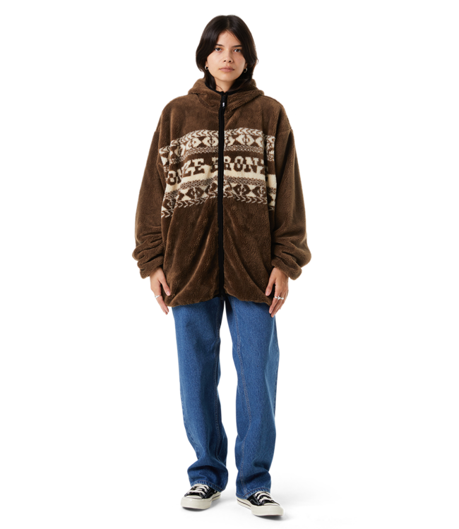 HUF Huf X Bronze High Pile Fleece - Brown
