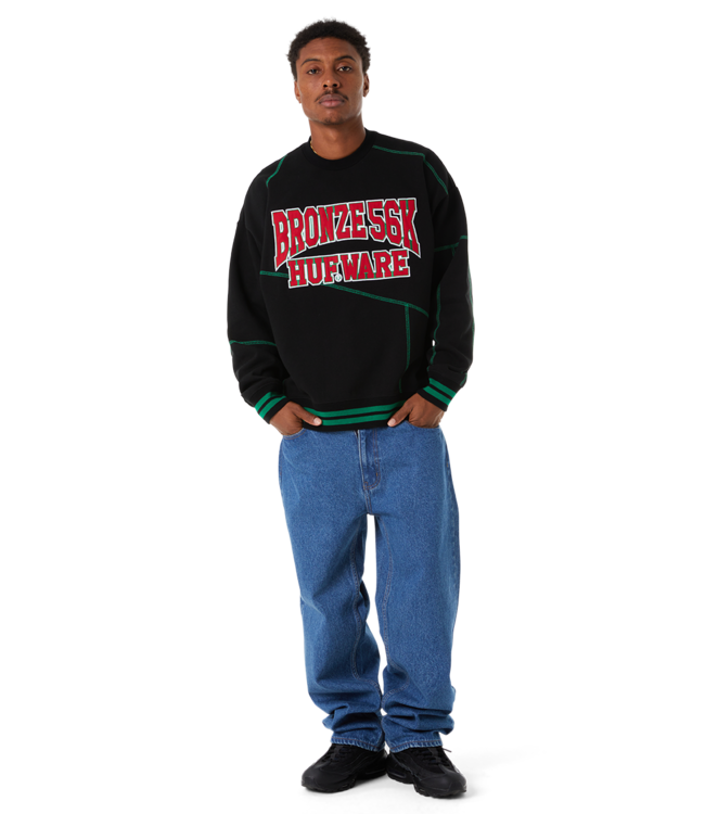 HUF Bronze Hufware Crewneck - Black