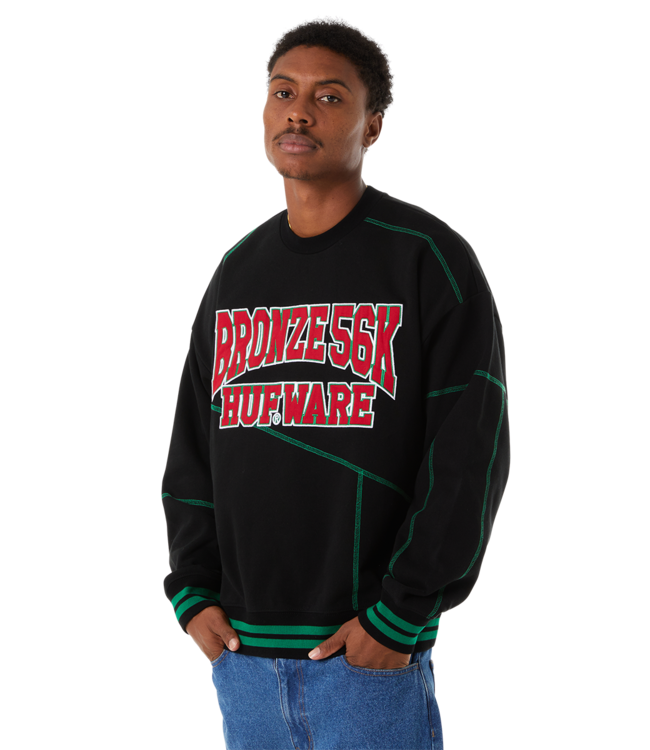 HUF Bronze Hufware Crewneck - Black
