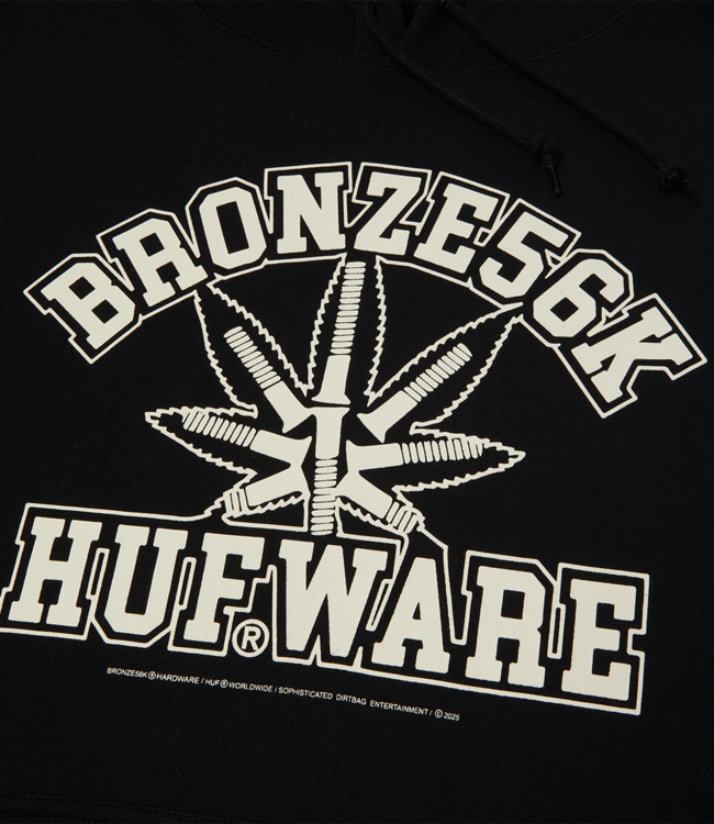 HUF Huf X Bronze Plantware Hoodie - Black