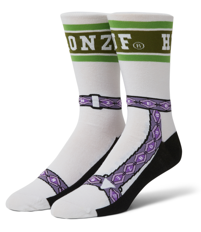 HUF Granola Crew Sock - White