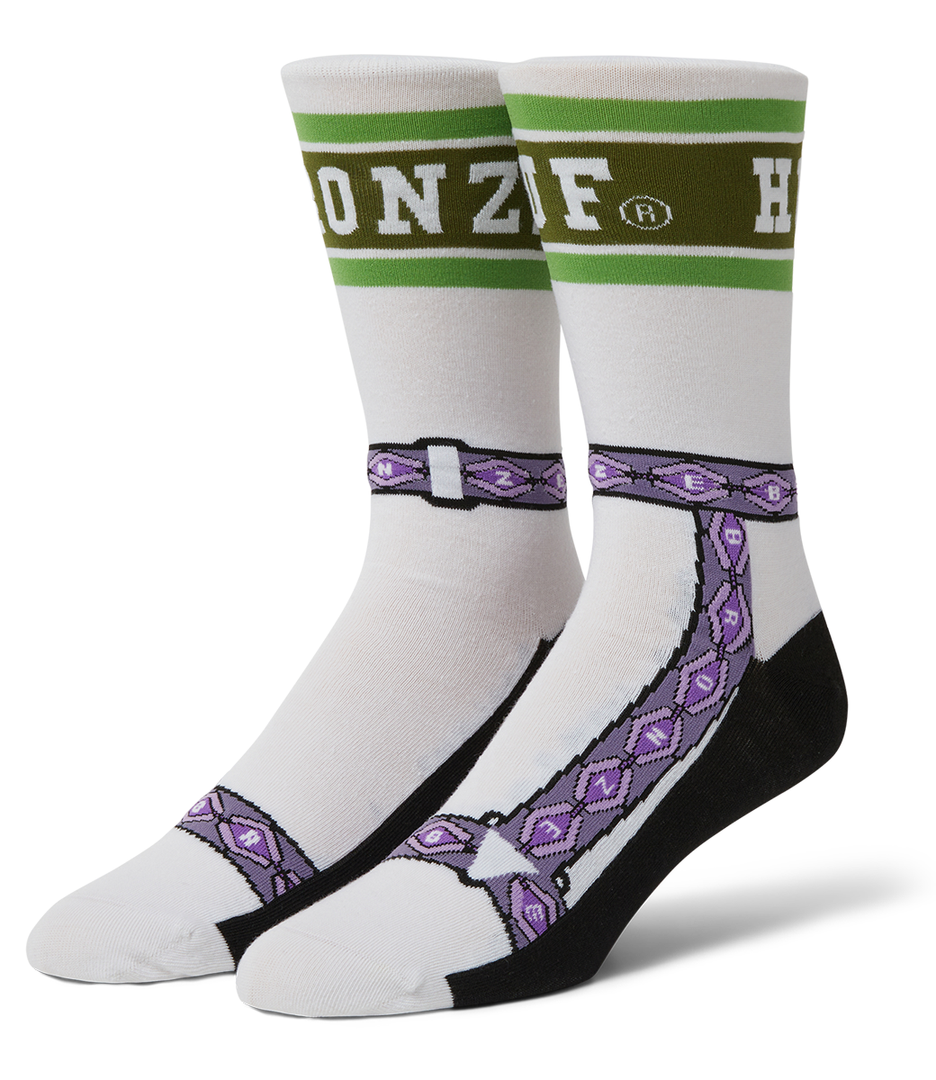 HUF Granola Crew Sock - White