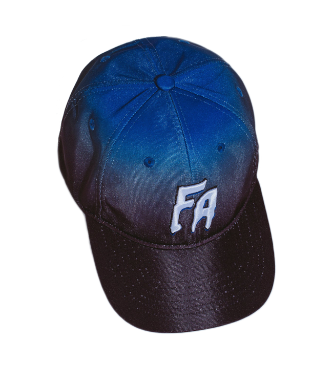FUCKING AWESOME Seduction Of The World Gradient Snapback - Blue Fade