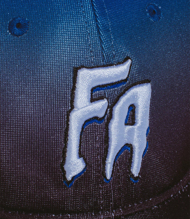 FUCKING AWESOME Seduction Of The World Gradient Snapback - Blue Fade