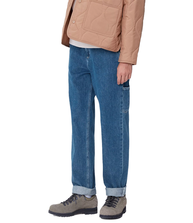 CARHARTT WIP W' Pierce Pant - Blue/Stone Washed