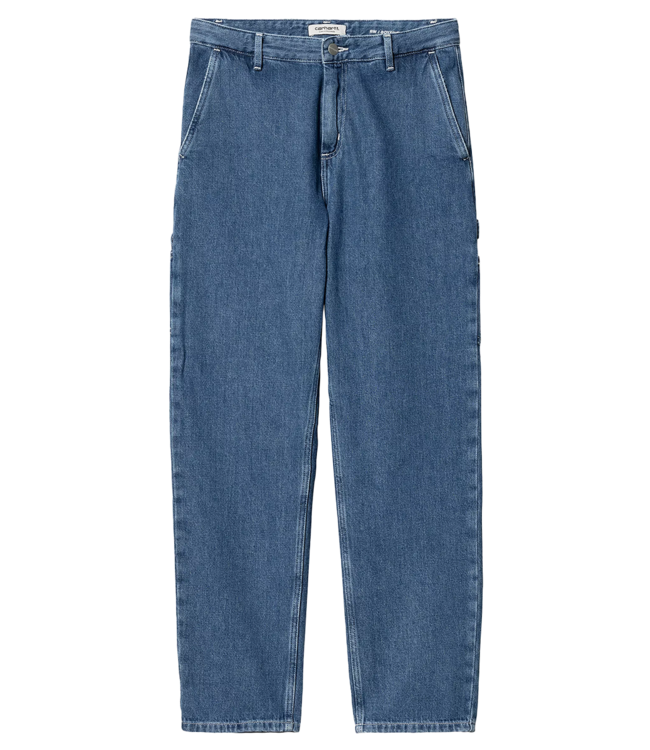 CARHARTT WIP W' Pierce Pant - Blue/Stone Washed