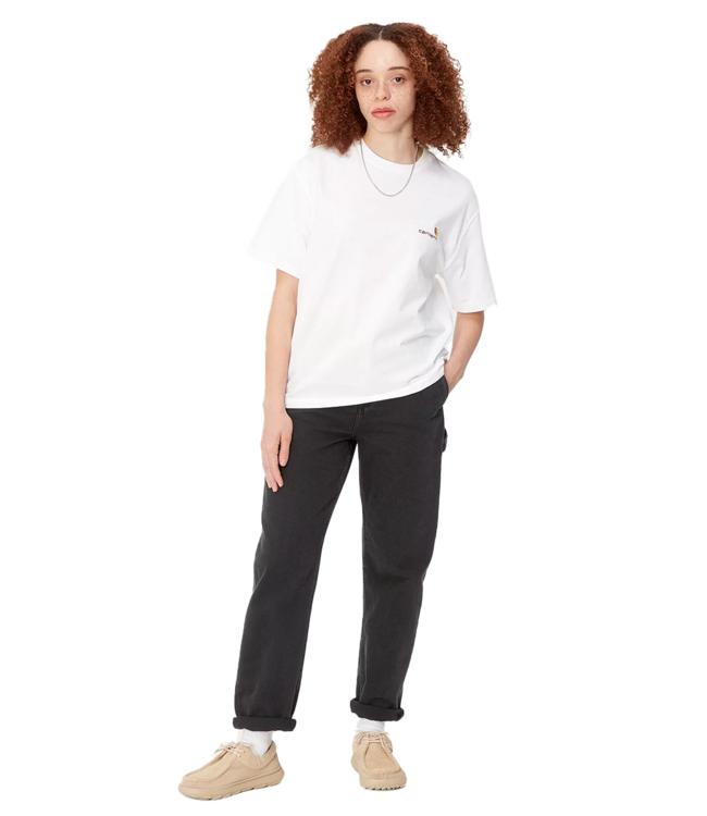 CARHARTT WIP W' Pierce Pant - Black/Stone Washed