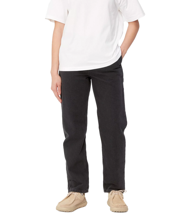 CARHARTT WIP W' Pierce Pant - Black/Stone Washed
