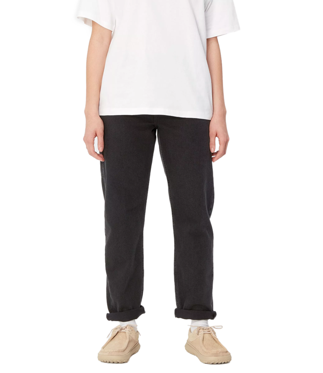 CARHARTT WIP W' Pierce Pant - Black/Stone Washed