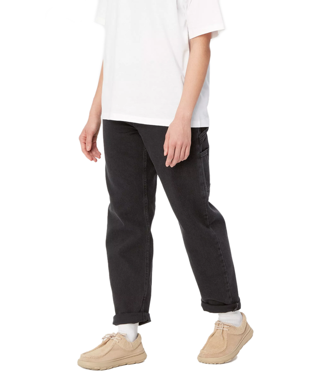 CARHARTT WIP W' Pierce Pant - Black/Stone Washed