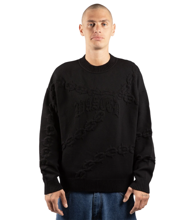 WASTED PARIS Chrome Sweater - Black