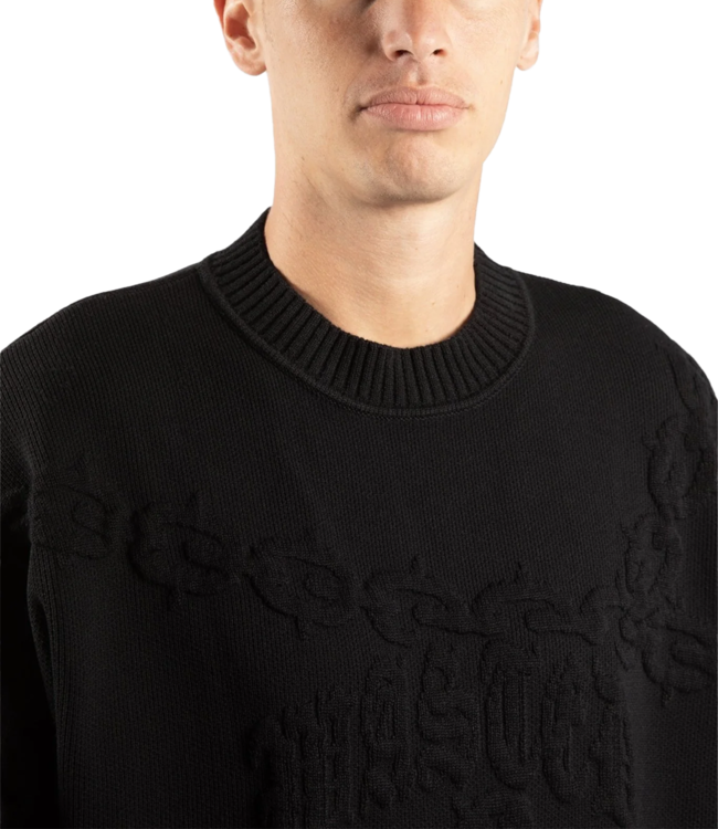 WASTED PARIS Chrome Sweater - Black