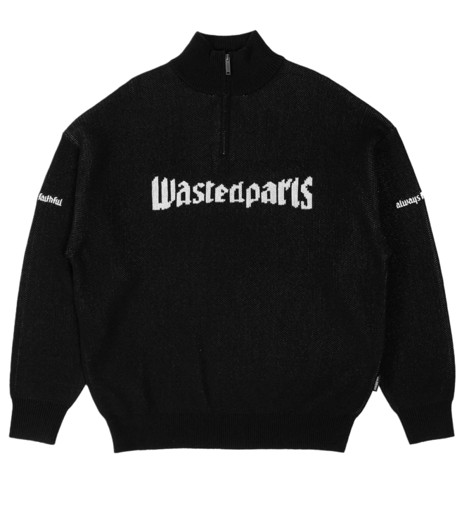 WASTED PARIS United Trucker Sweater - Black