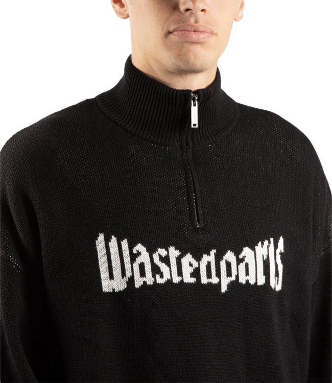WASTED PARIS United Trucker Sweater - Black