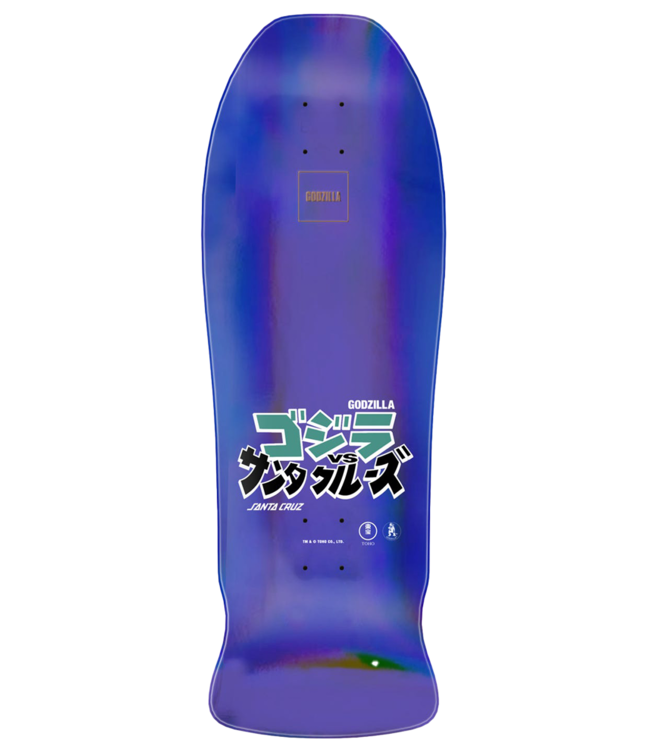 SANTA CRUZ Godzilla Kaiju Roskopp Deck